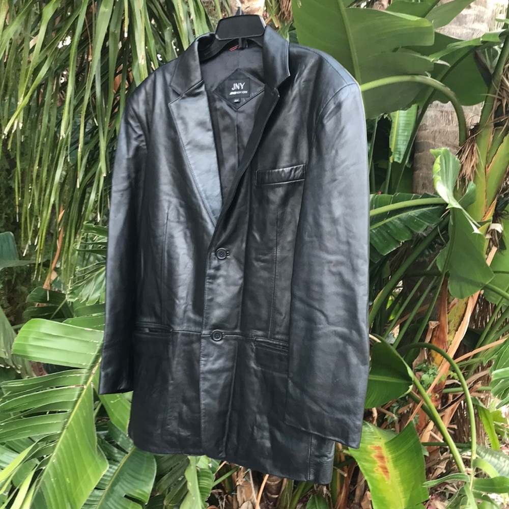 Jones New York leather blazer or jacket
